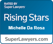 Michelle Da Rosa Rising Stars Badge, Rated by Super Lawyers